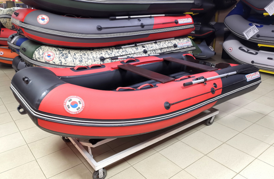 КОМПЛЕКТ Лодка MISHIMO PRO 350 + ЛОДОЧНЫЙ МОТОР MARLIN MP 9.9 (20) AMHS PRO в Щёлкове