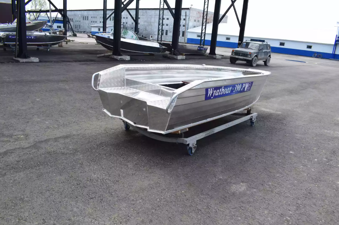 Алюминиевая лодка Wyatboat-390Р Увеличенный борт в Щёлкове