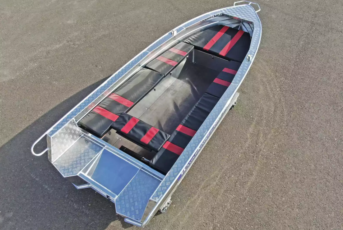 Алюминиевая лодка Wyatboat-390РМ увеличенный борт в Щёлкове