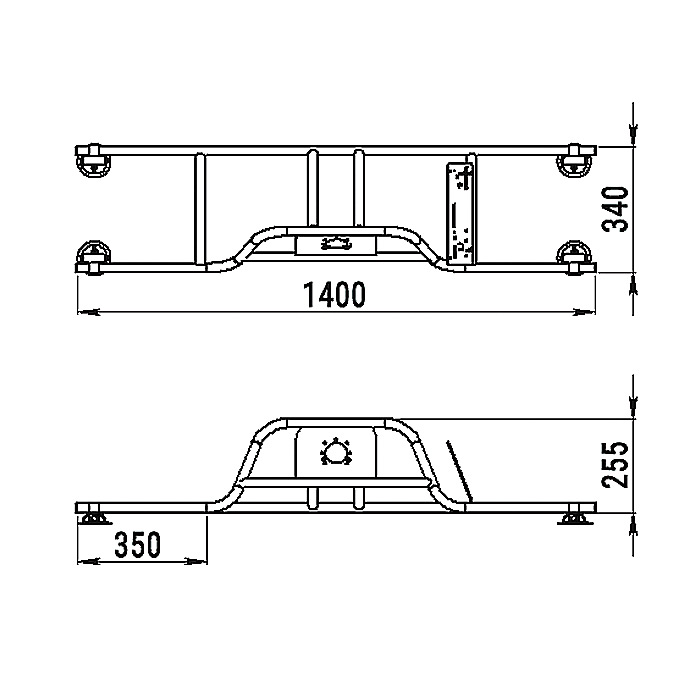Стойка рулевая с бортовым креплением малая в Щёлкове