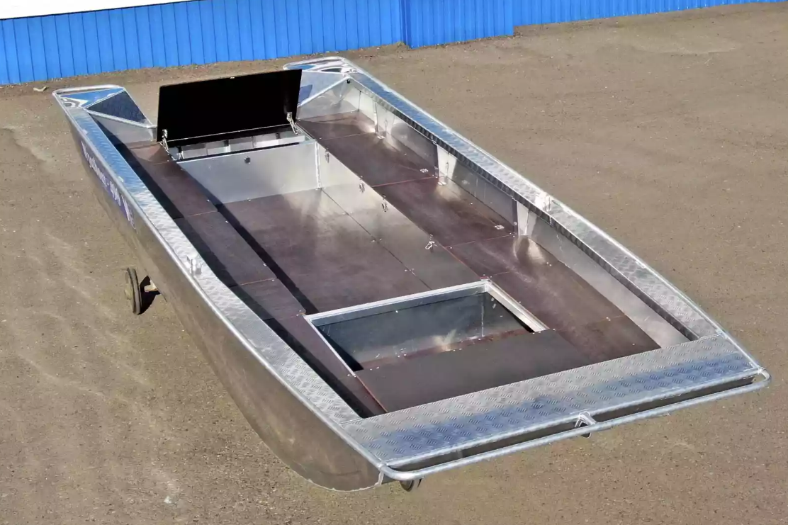 Алюминиевая лодка Wyatboat-490 Jonboat в Щёлкове