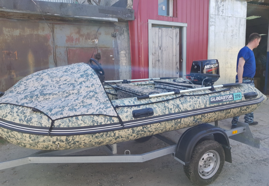 НАДУВНАЯ ЛОДКА GLADIATOR C370AL в Щёлкове