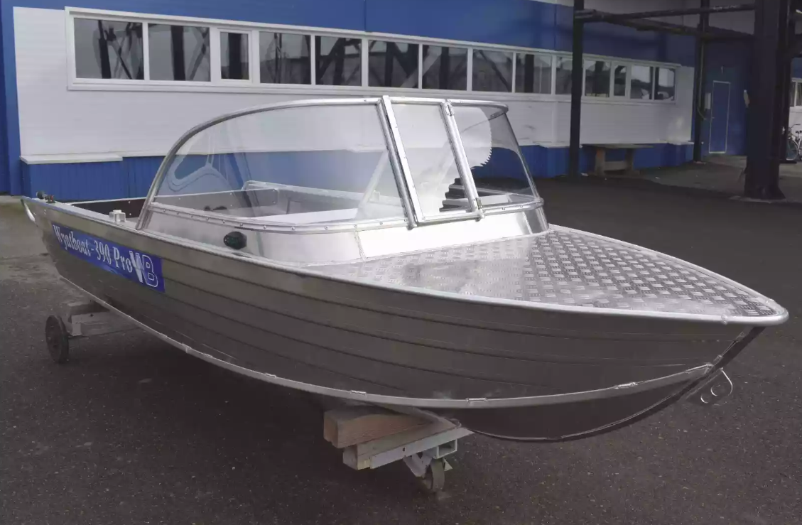 Алюминиевая лодка Wyatboat-390 Pro в Щёлкове
