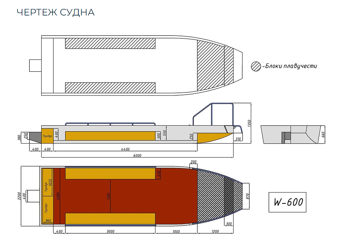 Алюминиевая лодка Wyatboat-600 в Щёлкове