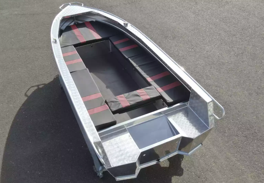 Алюминиевая лодка Wyatboat-390РМ увеличенный борт в Щёлкове