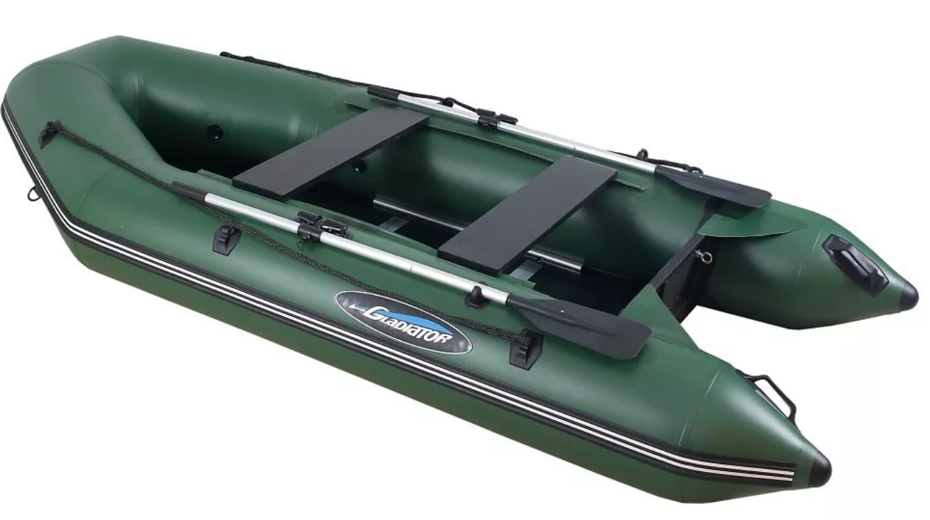 МОТОРНО-ГРЕБНАЯ ЛОДКА ПВХ GLADIATOR A 320 ТК С ФАНЕРНЫМ ПОЛОМ в Щёлкове