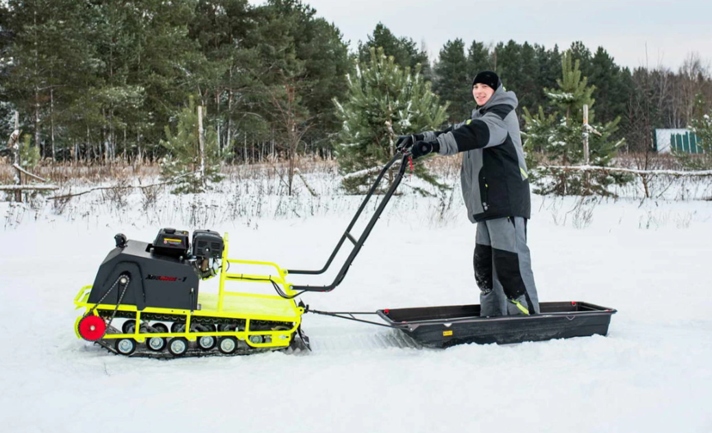 Мотобуксировщик Бурлак ХОЗЯИН-1 (капот ткань) в Щёлкове