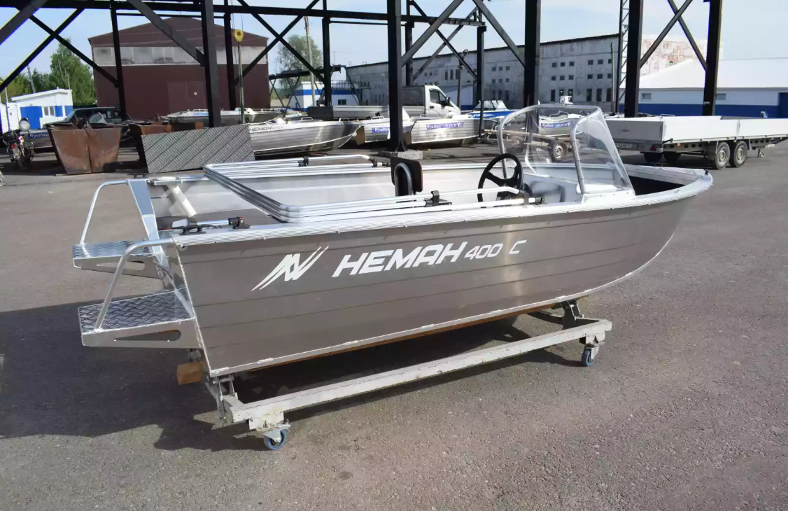 Алюминиевая лодка Неман-400 С в Щёлкове