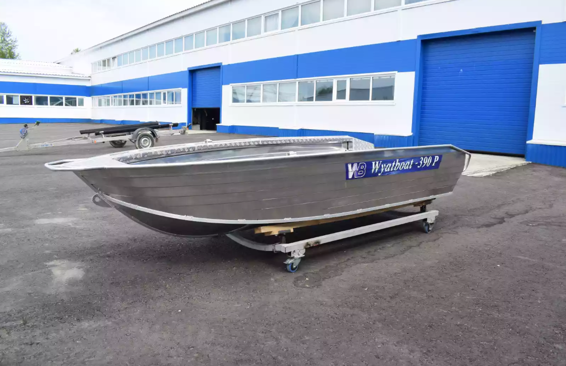 Алюминиевая лодка Wyatboat-390Р Увеличенный борт в Щёлкове