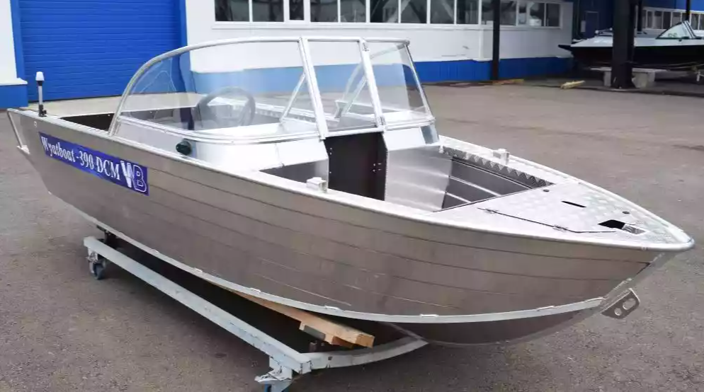 Алюминиевая лодка Wyatboat-390 DCM Увеличенный борт в Щёлкове