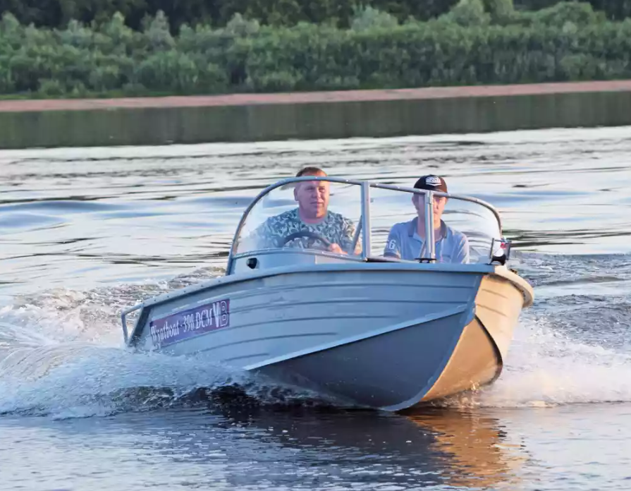 Алюминиевая лодка Wyatboat-390 DCM в Щёлкове