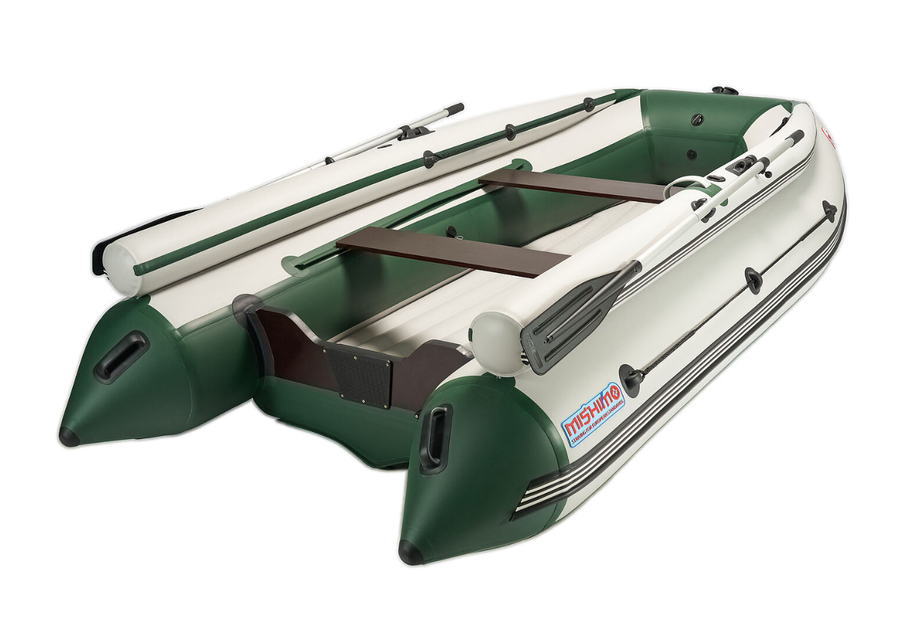 КОМПЛЕКТ ЛОДКА MISHIMO FAMILY LITE 370 + МОТОР MARLIN MP 9.9 AMHS PROLINE FORCE в Щёлкове