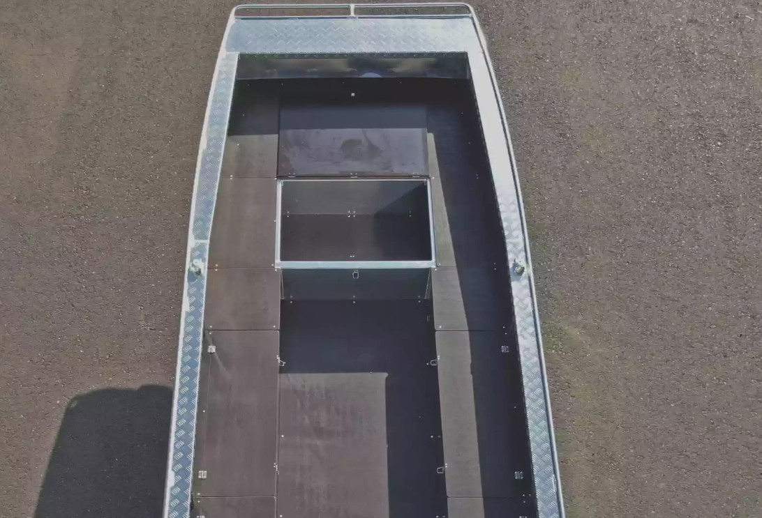 Алюминиевая лодка Wyatboat-490 Jonboat в Щёлкове