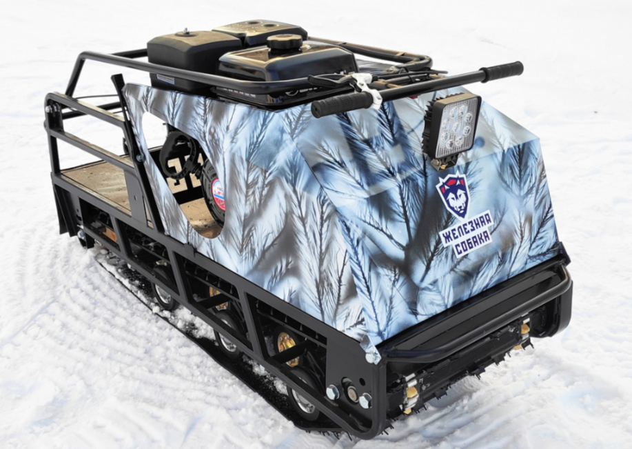 Мотобуксировщик Irondog (Железная собака) M600 15 Камуфляж Охотник в Щёлкове