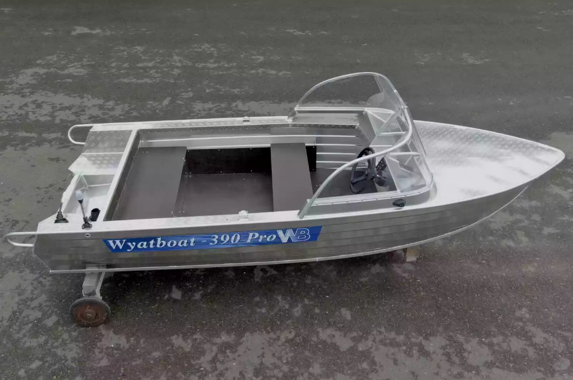 Алюминиевая лодка Wyatboat-390 Pro в Щёлкове