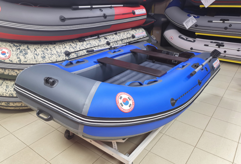 КОМПЛЕКТ Лодка MISHIMO PRO 350 + ЛОДОЧНЫЙ МОТОР MARLIN MP 9.9 (20) AMHS PRO в Щёлкове