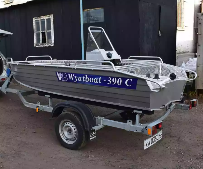 Алюминиевая лодка Wyatboat-390 C в Щёлкове