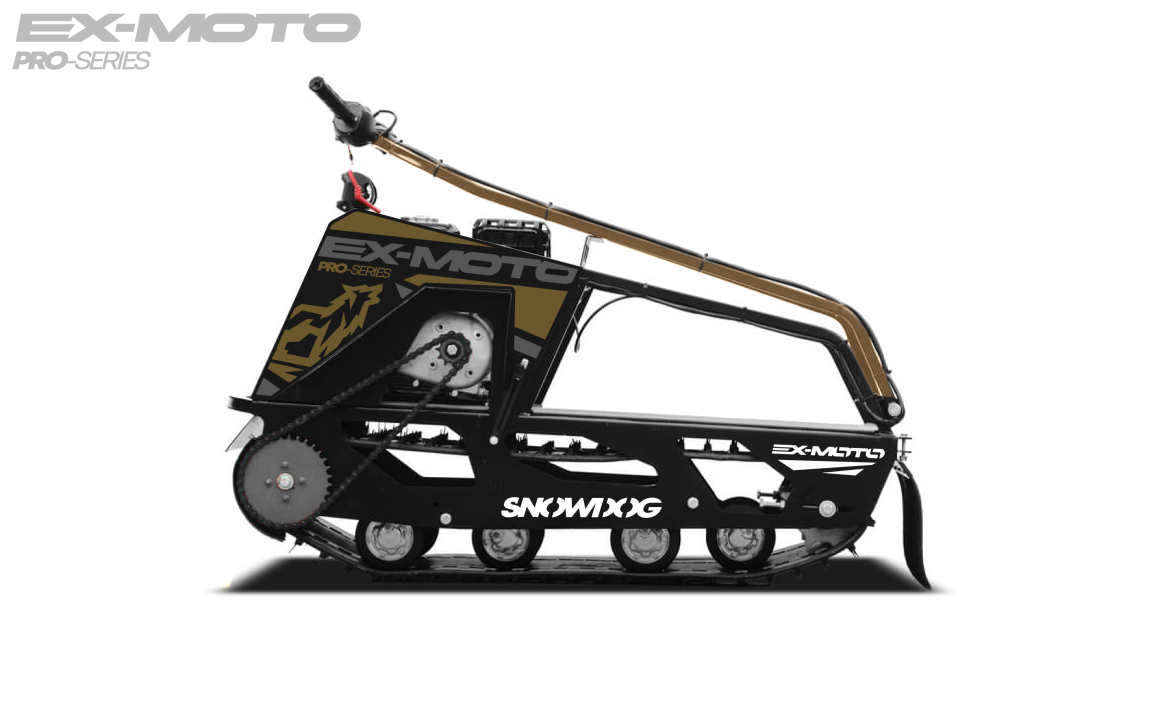 Мотобуксировщик EX-MOTO SNOWDOG S380 8л.с. в Щёлкове