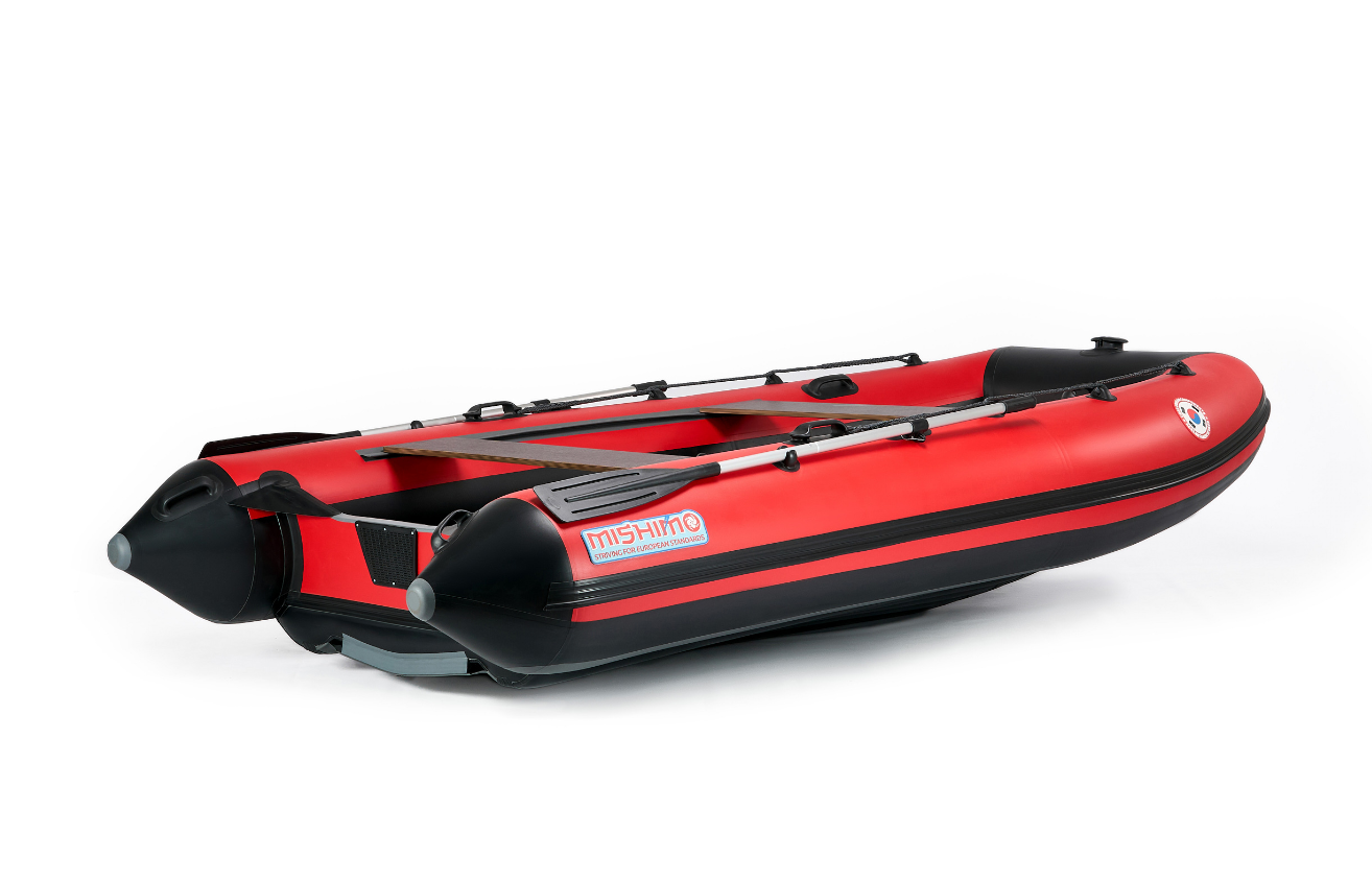 КОМПЛЕКТ ЛОДКА MISHIMO RAPID 380 PRO+ ЛОДОЧНЫЙ МОТОР MARLIN MP 9.9 (20) AMHS PROLINE FORCE в Щёлкове