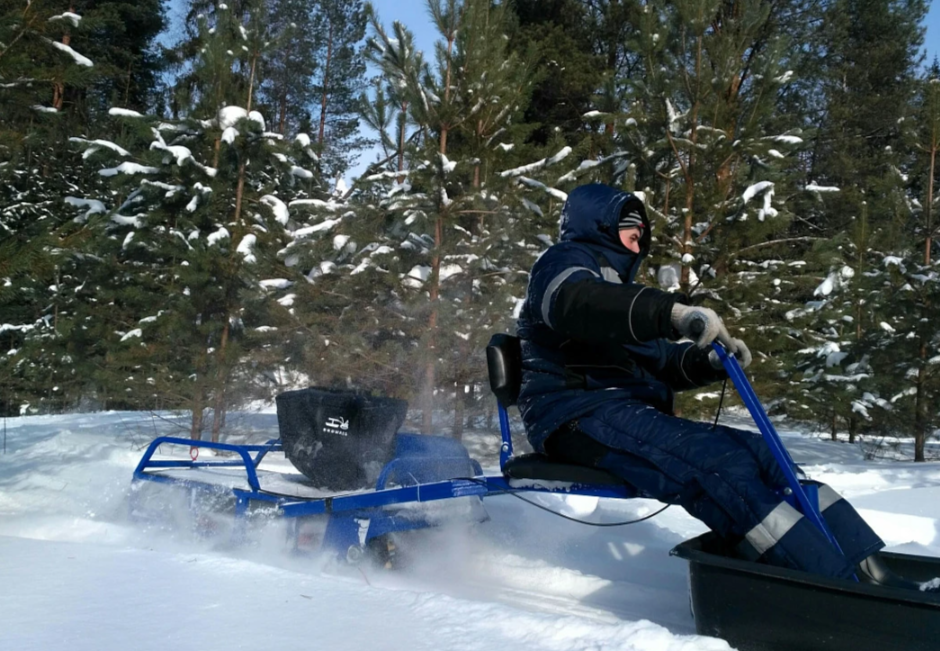 Мотобуксировщик толкач Альбатрос-XL8 с модулем. Без фары, тележки в Щёлкове