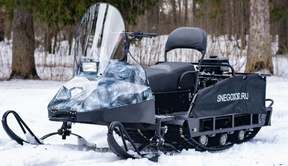 Миниснегоход Бурлак Егерь Экспедитор 15 л.с. , реверс, тормоз, капот белый в Щёлкове