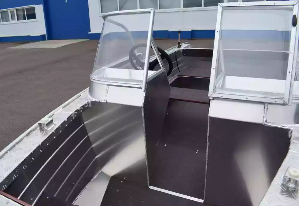 Алюминиевая лодка Wyatboat-390 DCM Увеличенный борт в Щёлкове