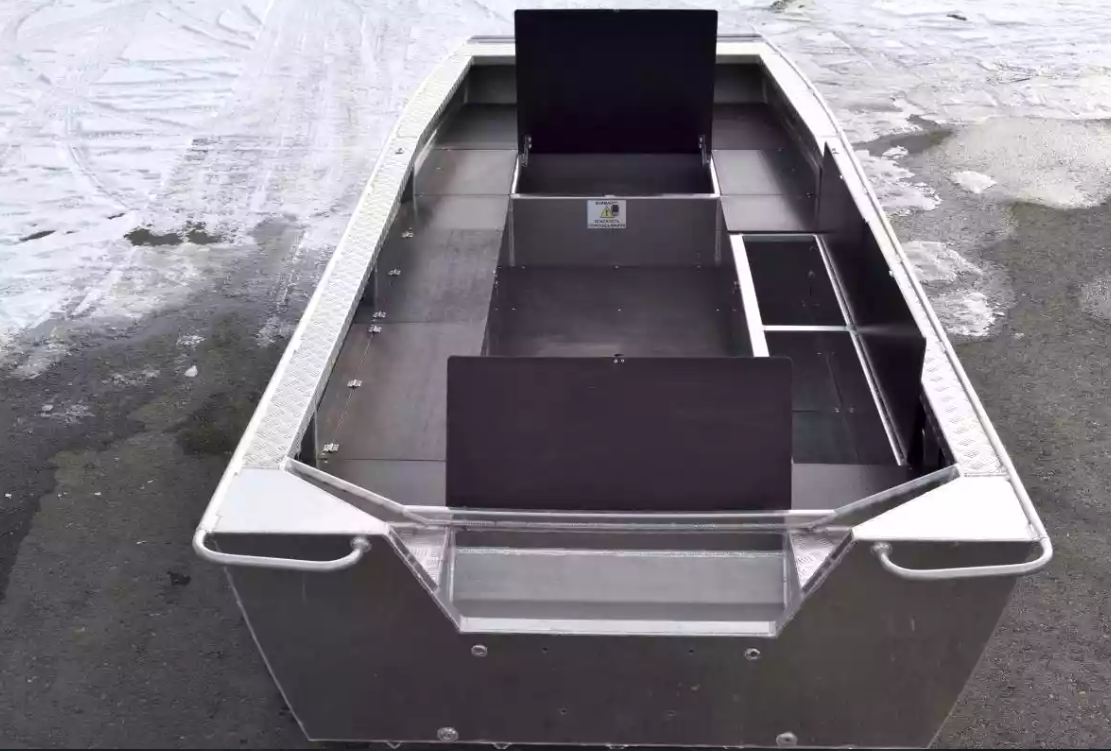 Алюминиевая лодка Wyatboat-490 Jonboat в Щёлкове
