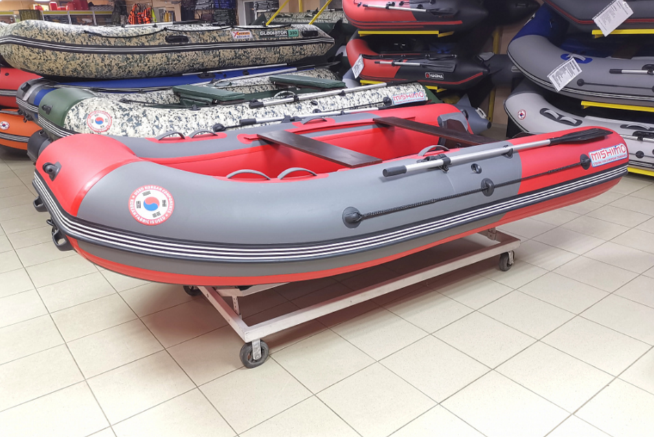 КОМПЛЕКТ Лодка MISHIMO PRO 350 + ЛОДОЧНЫЙ МОТОР MARLIN MP 9.9 (20) AMHS PRO в Щёлкове