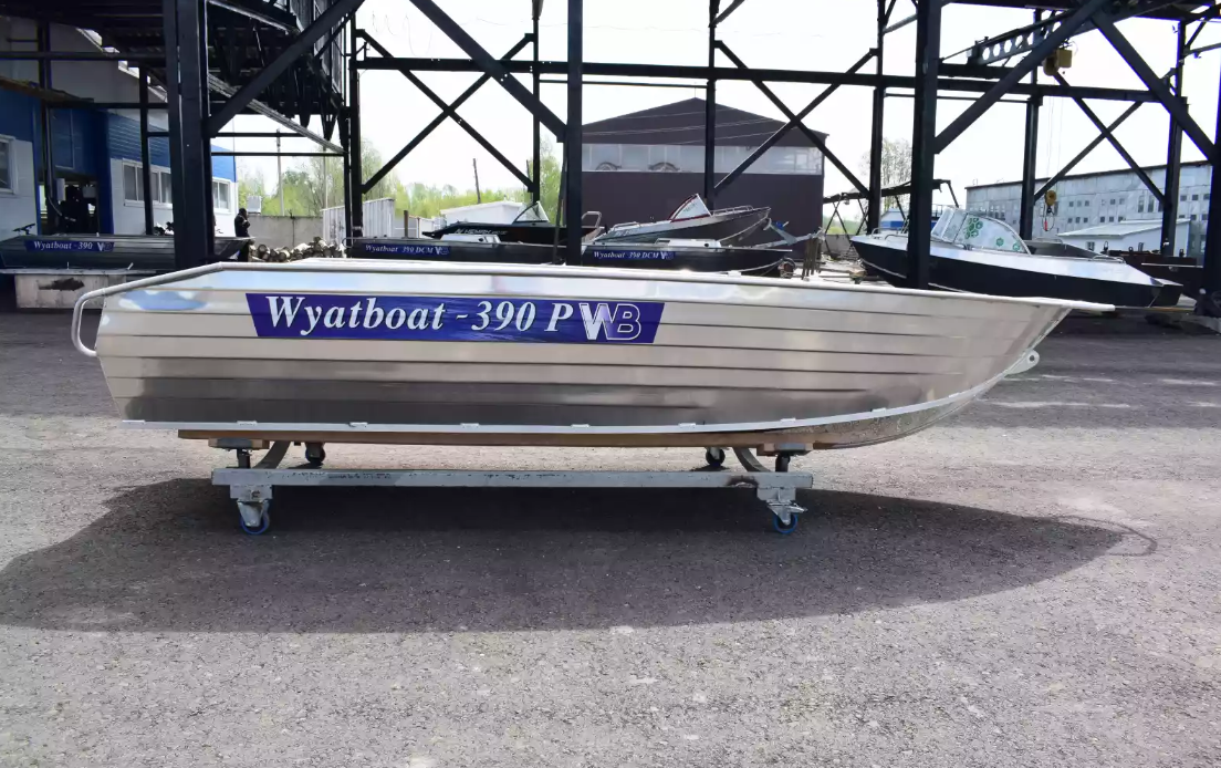 Алюминиевая лодка Wyatboat-390Р Увеличенный борт в Щёлкове