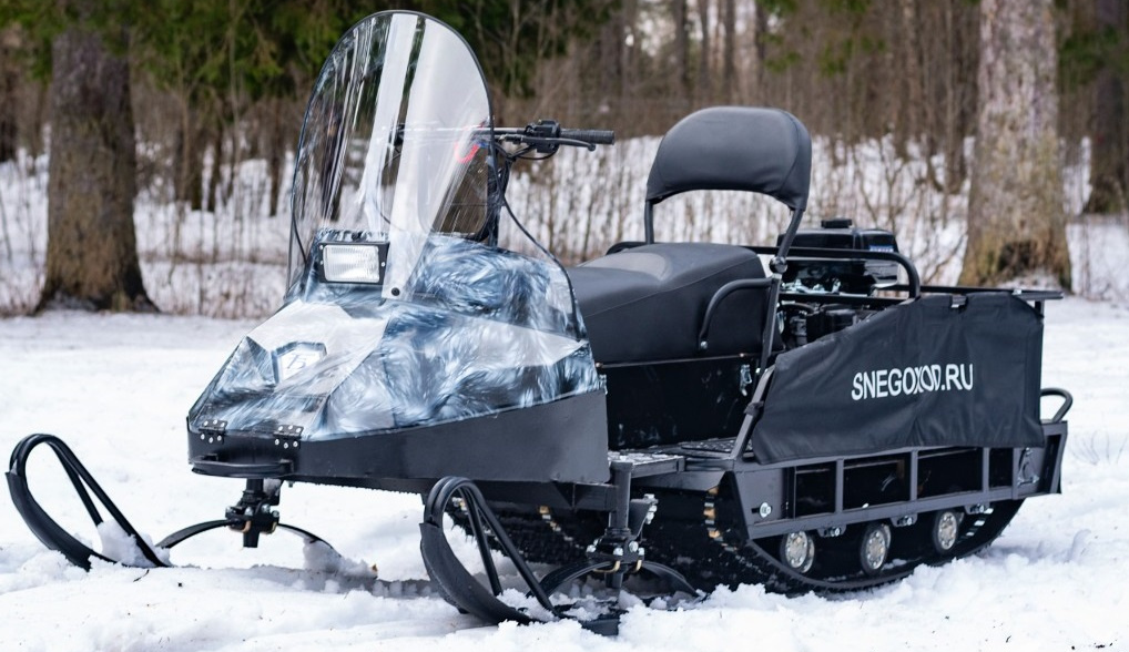 Миниснегоход Бурлак Егерь Экспедитор 15 л.с. , реверс, тормоз, капот белый в Щёлкове