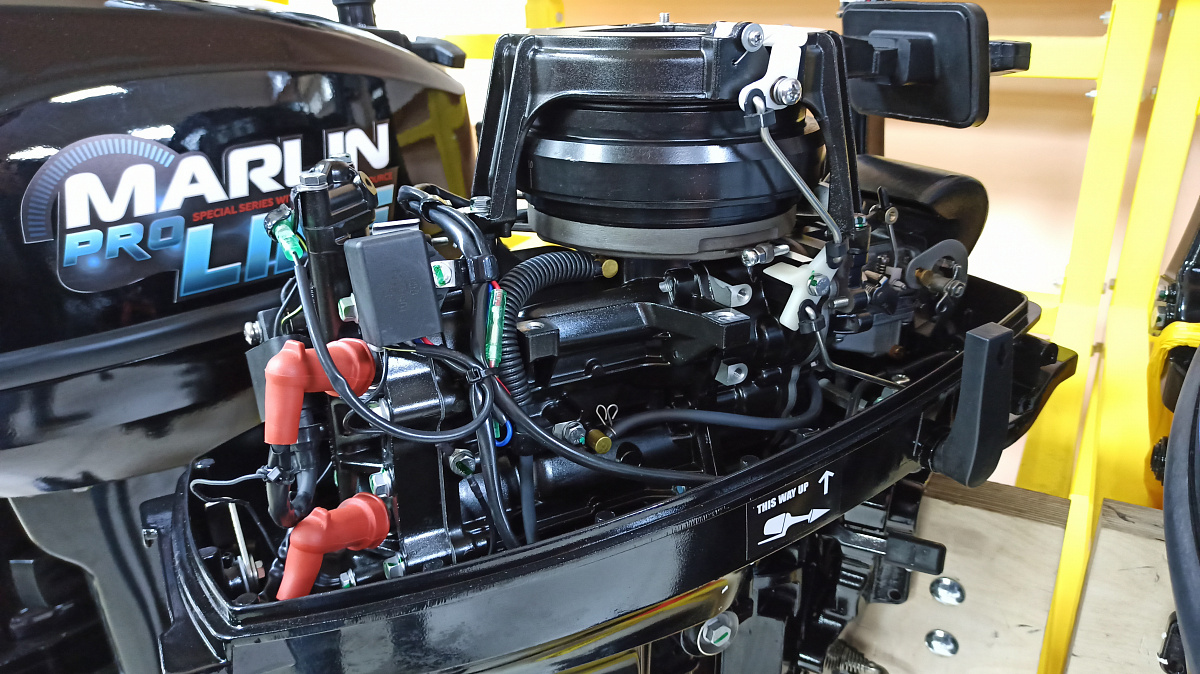 КОМПЛЕКТ Лодка MISHIMO PRO 350 + ЛОДОЧНЫЙ МОТОР MARLIN MP 9.9 (20) AMHS PRO в Щёлкове