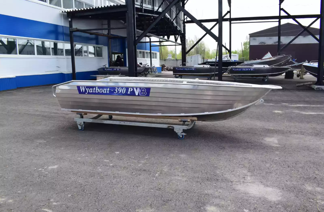Алюминиевая лодка Wyatboat-390Р Увеличенный борт в Щёлкове