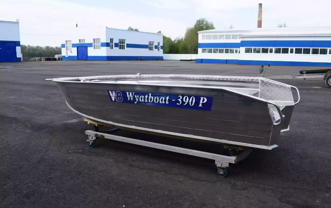 Алюминиевая лодка Wyatboat-390Р Увеличенный борт в Щёлкове