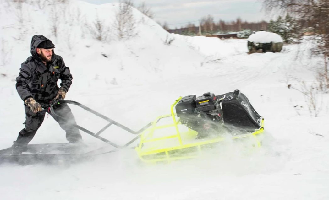 Мотобуксировщик Бурлак ХОЗЯИН-1 (капот ткань) в Щёлкове