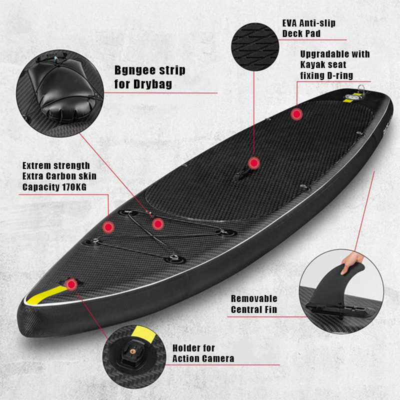 SUP (САП) ДОСКА MISHIMO CARBON DARKSIDE 10.6’ (325СМ) в Щёлкове