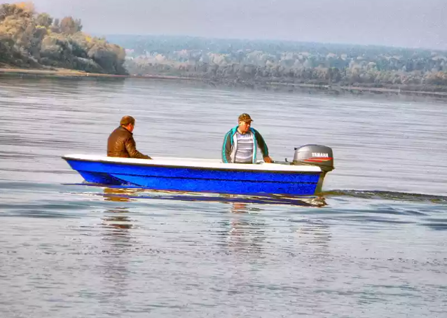 Стеклопластиковая лодка Wyatboat 430 тримаран в Щёлкове