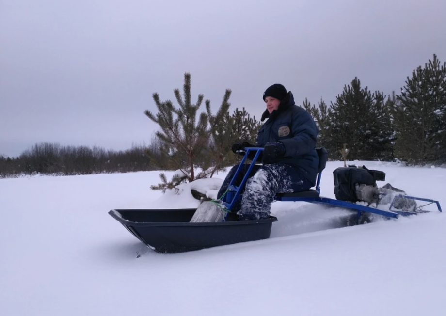 Мотобуксировщик толкач Альбатрос-XL8 с модулем. Без фары, тележки в Щёлкове