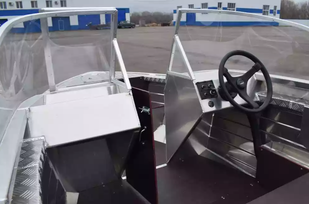 Алюминиевая лодка Wyatboat-390 DCM Увеличенный борт в Щёлкове