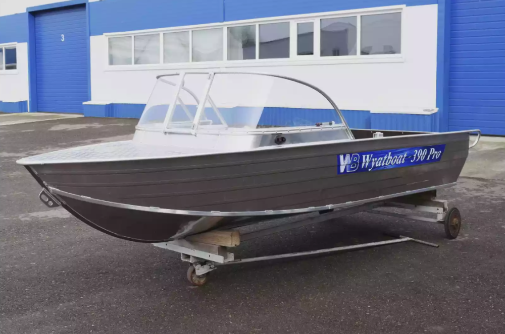 Алюминиевая лодка Wyatboat-390 Pro в Щёлкове