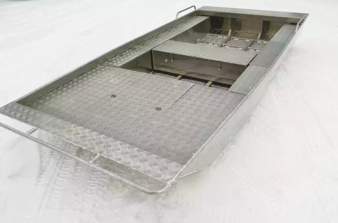 Алюминиевая лодка Wyatboat-390 Jonboat в Щёлкове