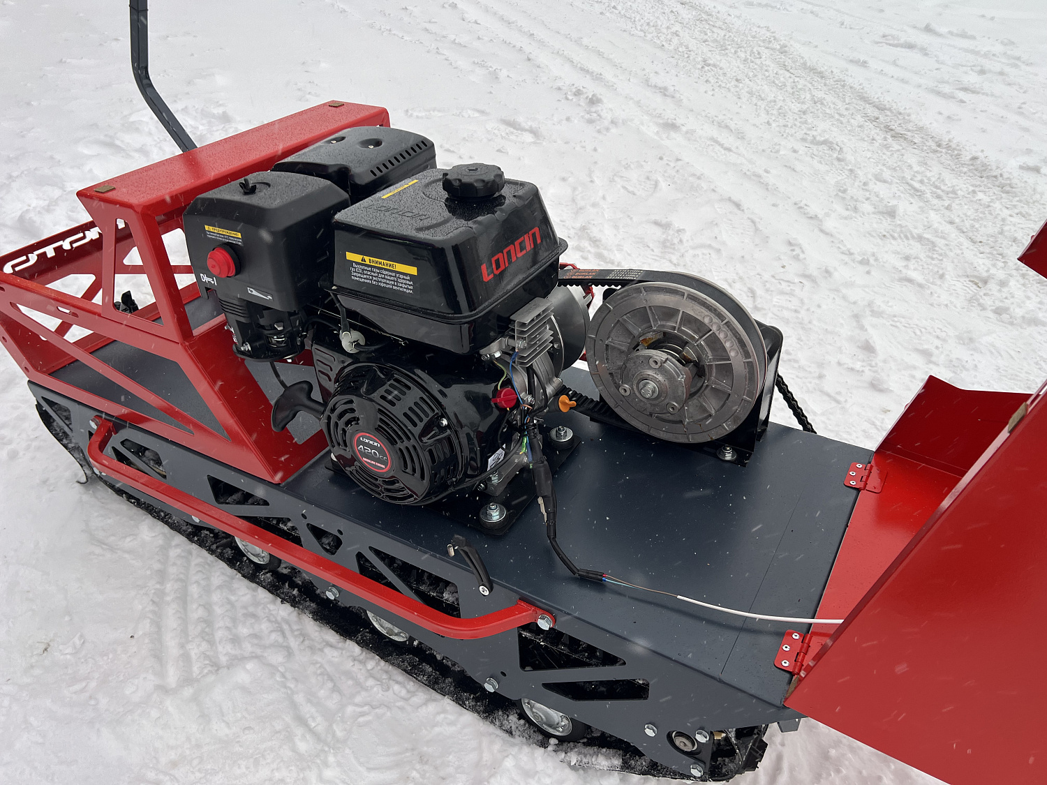 Мотобуксировщик EX-MOTO SNOWDOG S500 15л.с в Щёлкове