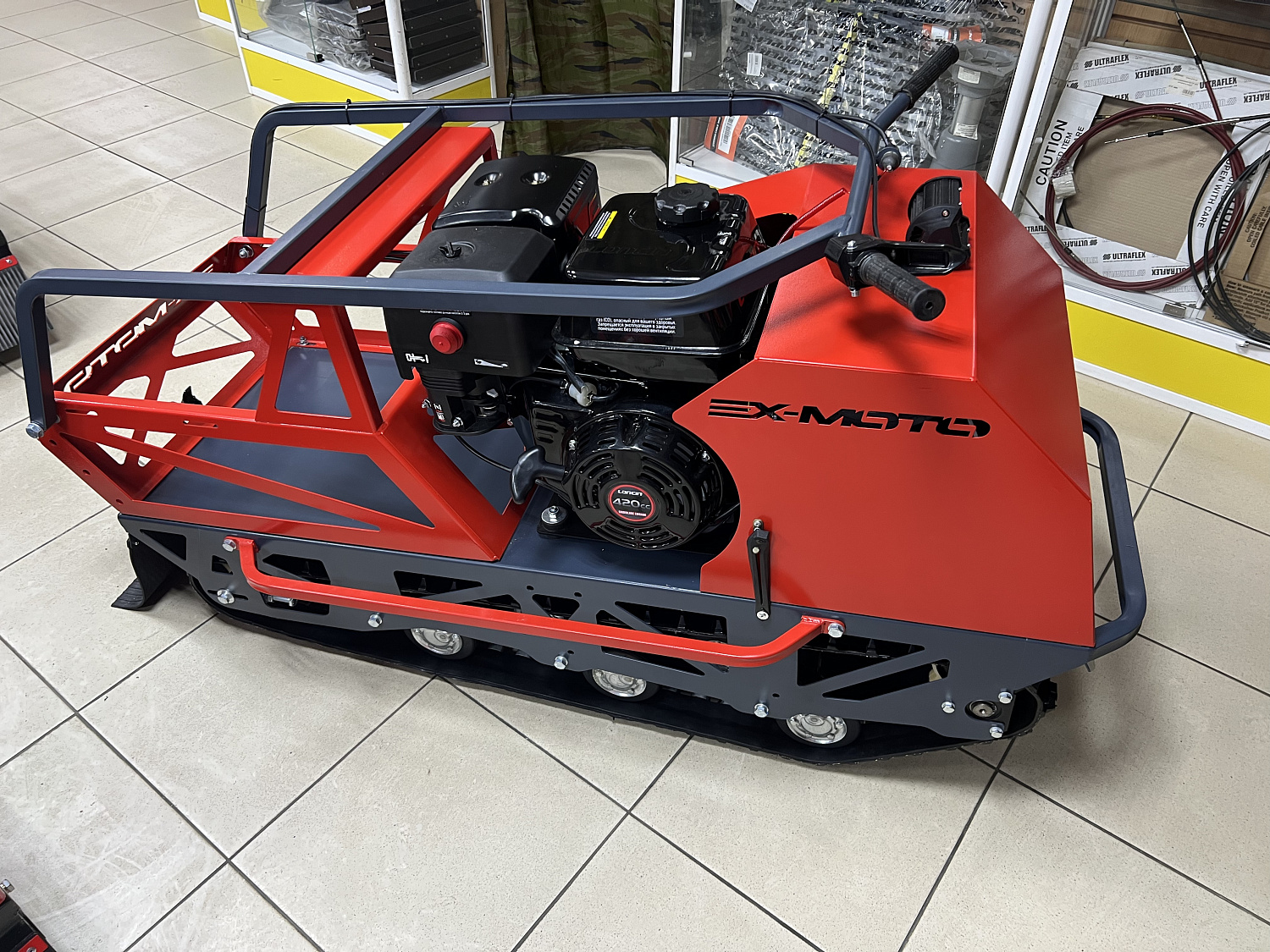 Мотобуксировщик EX-MOTO SNOWDOG S500 15л.с в Щёлкове