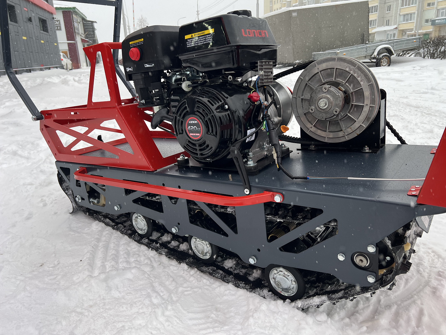 Мотобуксировщик EX-MOTO SNOWDOG S500 15л.с в Щёлкове