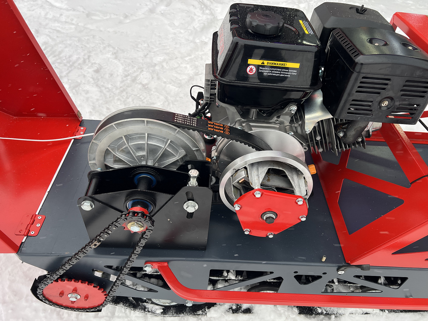 Мотобуксировщик EX-MOTO SNOWDOG S500 15л.с в Щёлкове