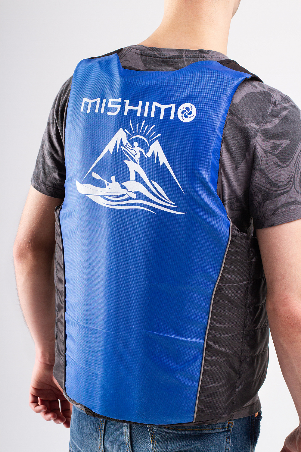 Жилет спасательный MISHIMO PRO Премиум качества Черно-синий в Щёлкове