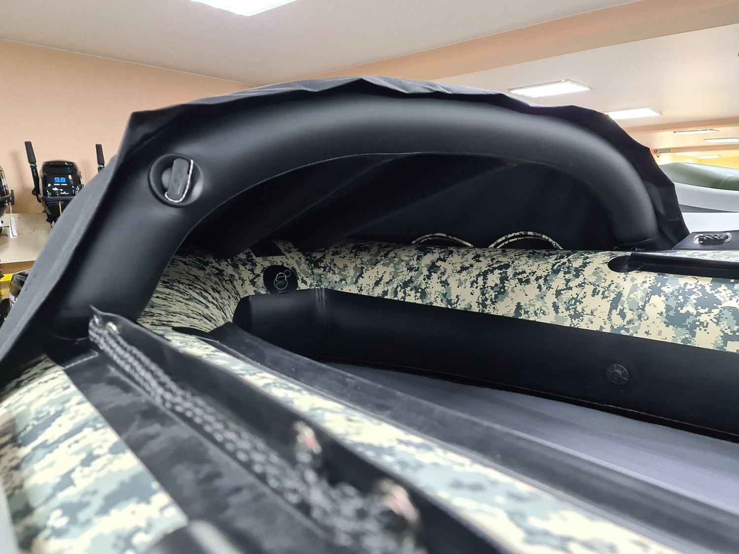 КОМПЛЕКТ НОСОВОГО ТЕНТА К ЛОДКЕ SMARINE AIR MAX 380 ЧЕРНЫЙ в Щёлкове