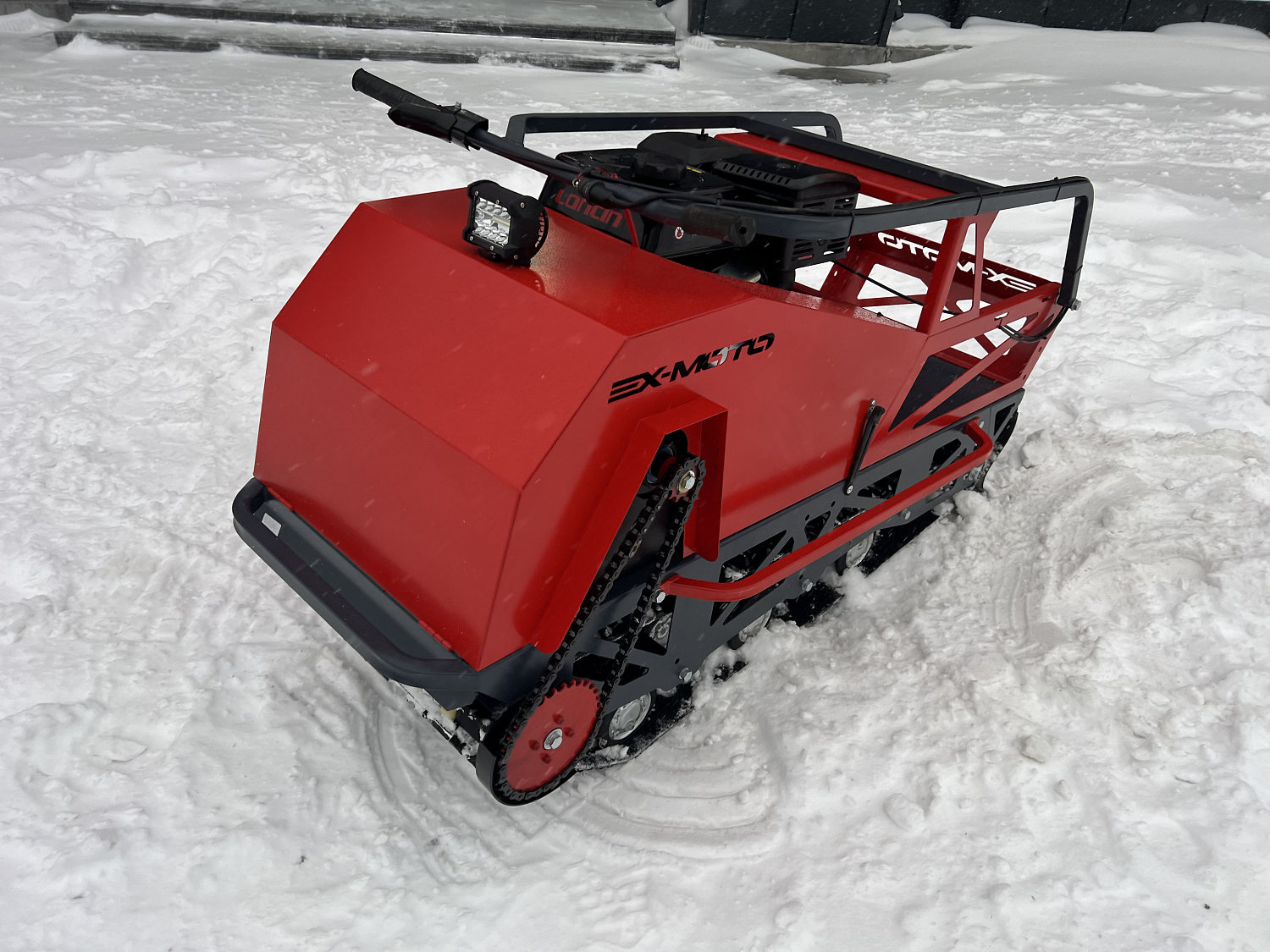 Мотобуксировщик EX-MOTO SNOWDOG S500 15л.с в Щёлкове