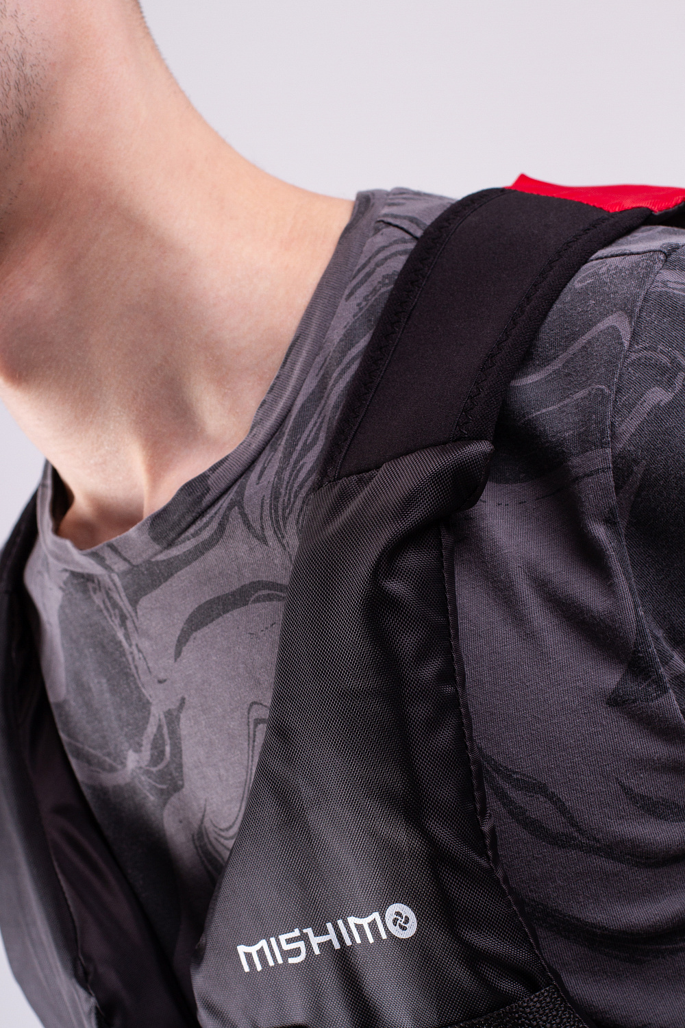 Жилет спасательный MISHIMO PRO Премиум качества Черно-красный в Щёлкове